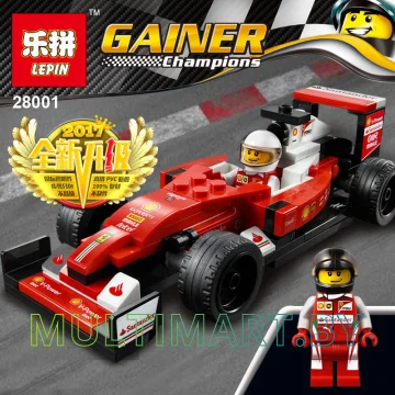 Конструктор Lepin 28001 Scuderia Ferrari SF16-H (198 деталей) картинка 7
